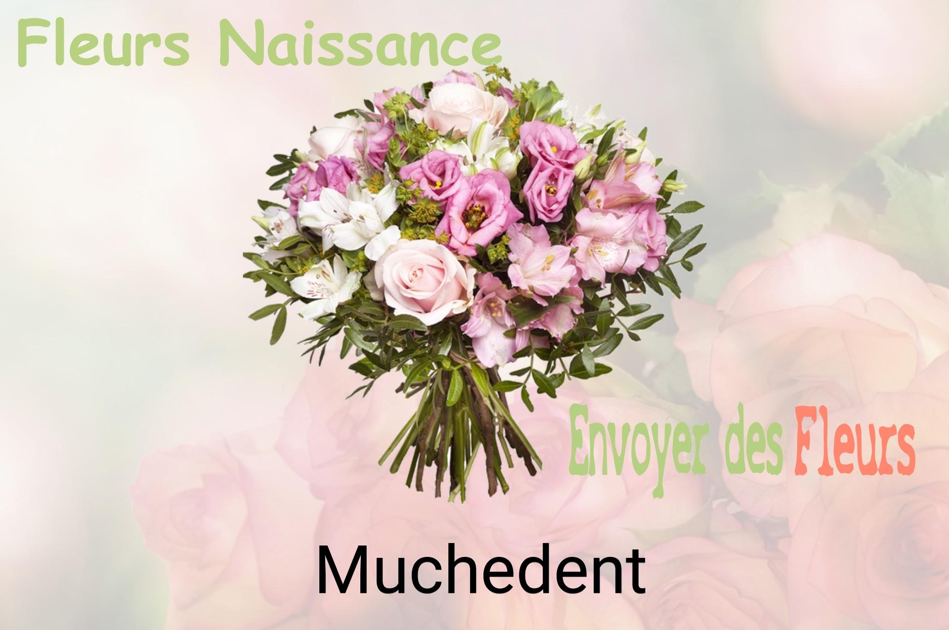 Bouquet de fleurs de naissance livré à Muchedent
